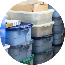 家財道具・不用品の仕分けと搬出